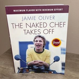 Vintage 2000 Softcover 1st Ed. Cookbook “The Naked Chef Takes Off” Jamie Oliver